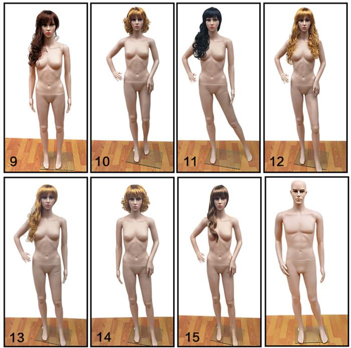 여성 마네킹 전신 옷전시 의류 전시용 모델 상반신 토르소 드레스폼 피부색 고급 - 상세 이미지 3