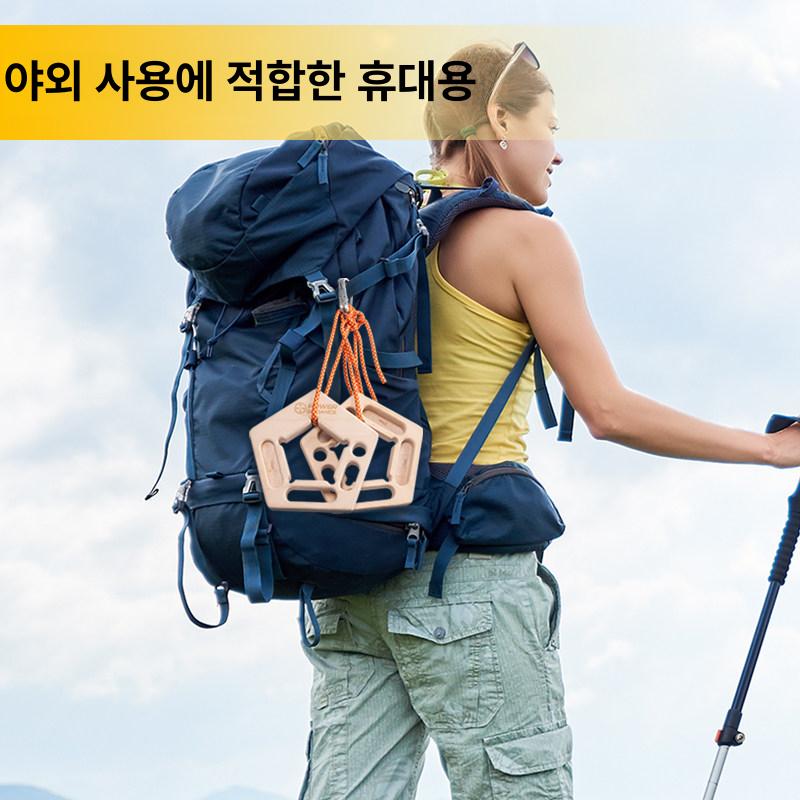행보드 홀드 지판 클라이밍 나무 근력 등반 등산용품 휴대용 보드 장비 - 상세 이미지 3
