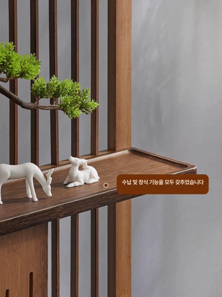 거실 칸막이 접이식 철제 파티션 공간분할 가림막 아치형 격자 인테리어 벽면장식 - 상세 이미지 5