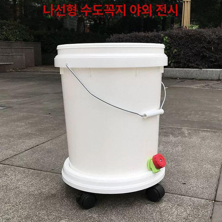 휴대용 정수기 양동이 대용량 저수조 밸브식 워터 드럼통 가정용 물통 - 상세 이미지 5