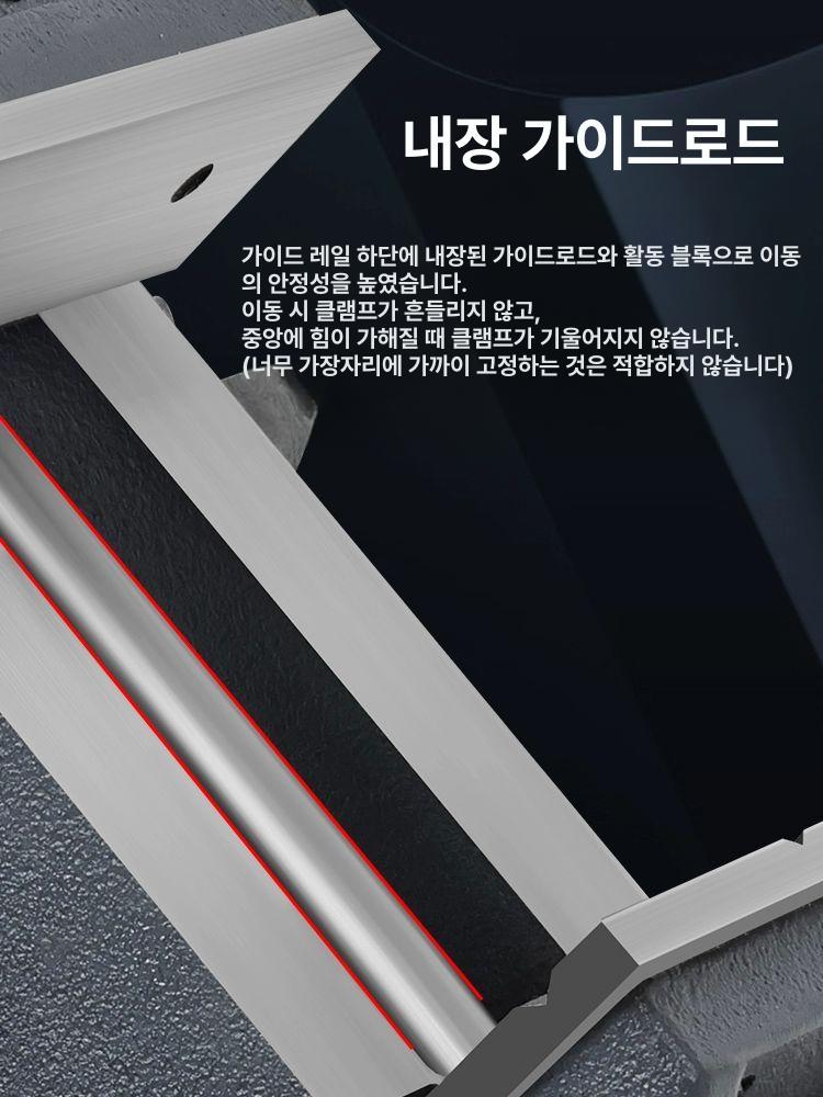 목공 선반 유압 바이스 탁상 고정 클램프 벤치 홀더 금속 가공 정밀 작업 - 상세 이미지 5