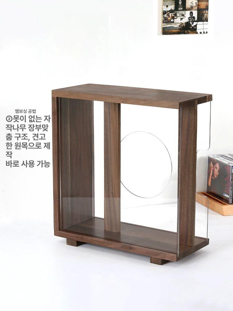 비닐 레코드판 디스플레이 선반 수납 스탠드 앨범 보관 거치대 뮤직 인테리어 수집가 전시용 - 상세 이미지 5