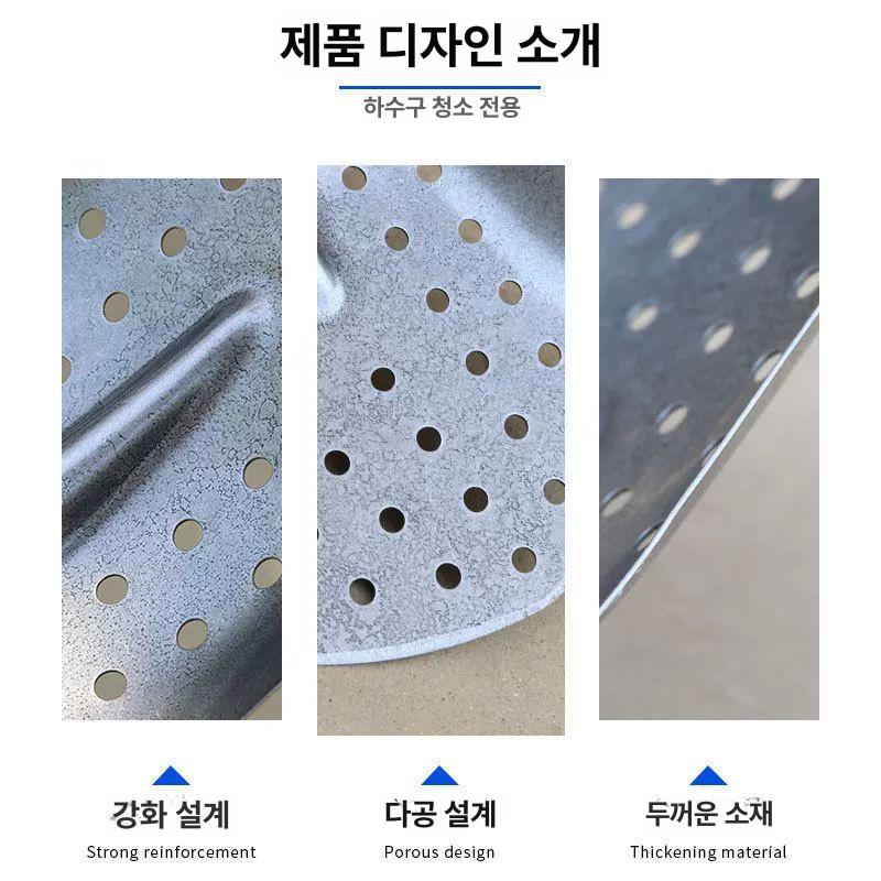 배수로 진흙 제거 청소 삽 정화조 관로 이물질 제거 도구 우천시 배관 청소용 - 상세 이미지 4