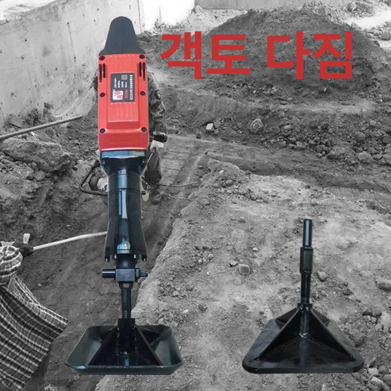 흙다짐기 진동 콤팩터 포장용 건설장비 포장도로 정지작업 대형 텃밭조성 부품 - 상세 이미지 3