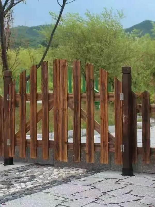 원목 대문 울타리 양문 게이트 정원 전원주택 방부목 펜션 나무 야외 - 상세 이미지 4