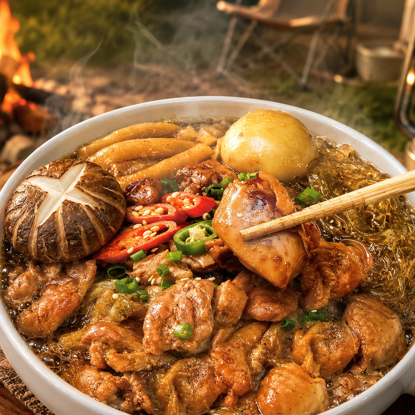 밥앤고 순살 안동 간장 찜닭 밀키트 1,005g 국내산 닭다리살 캠핑 요리 추천 아이 반찬 - 상품 이미지