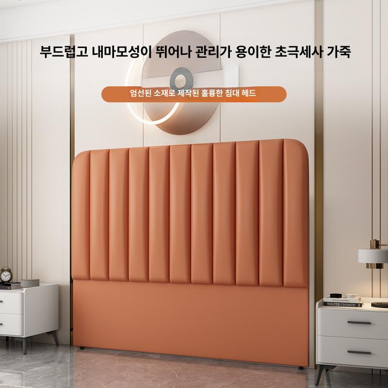 수납형 침대헤드보드 퀸사이즈 수납침대 쿠션헤드 서랍형 킹 높이 조절 - 상세 이미지 5
