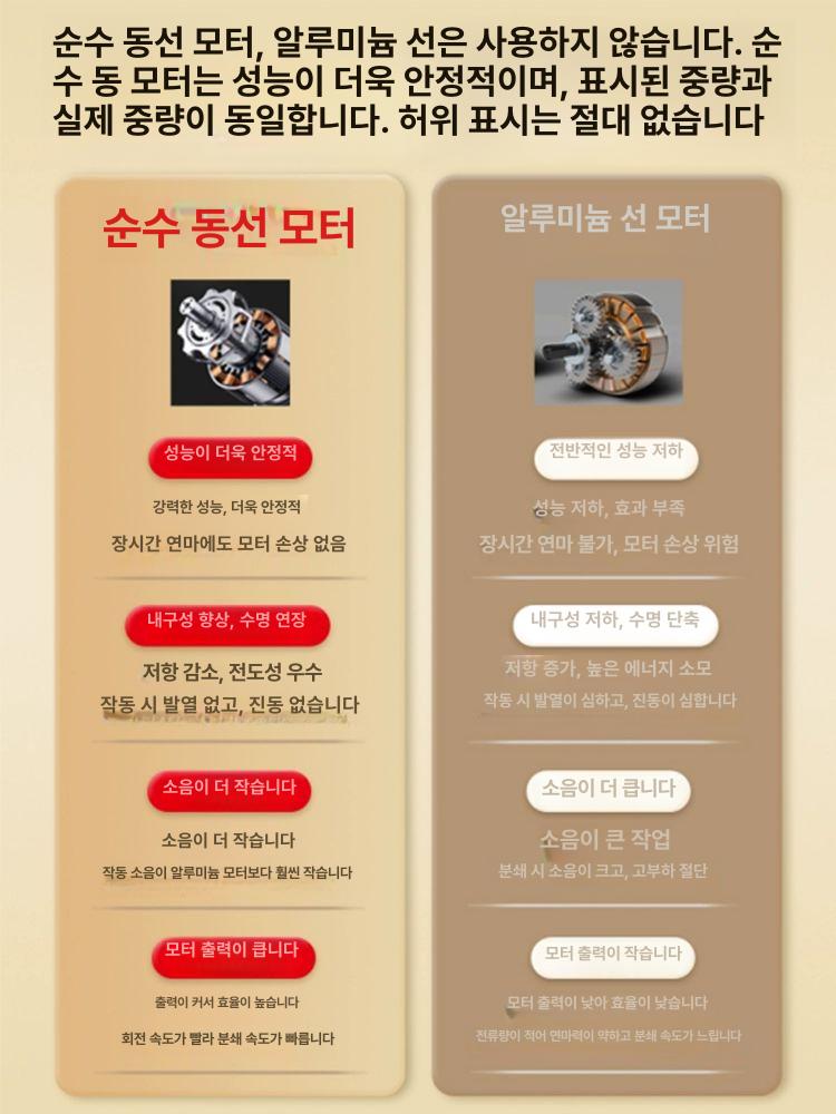 고추 양념 분쇄기 초미세분말 곡물가루 제분용 건식 믹서기 주방용품 - 상세 이미지 4