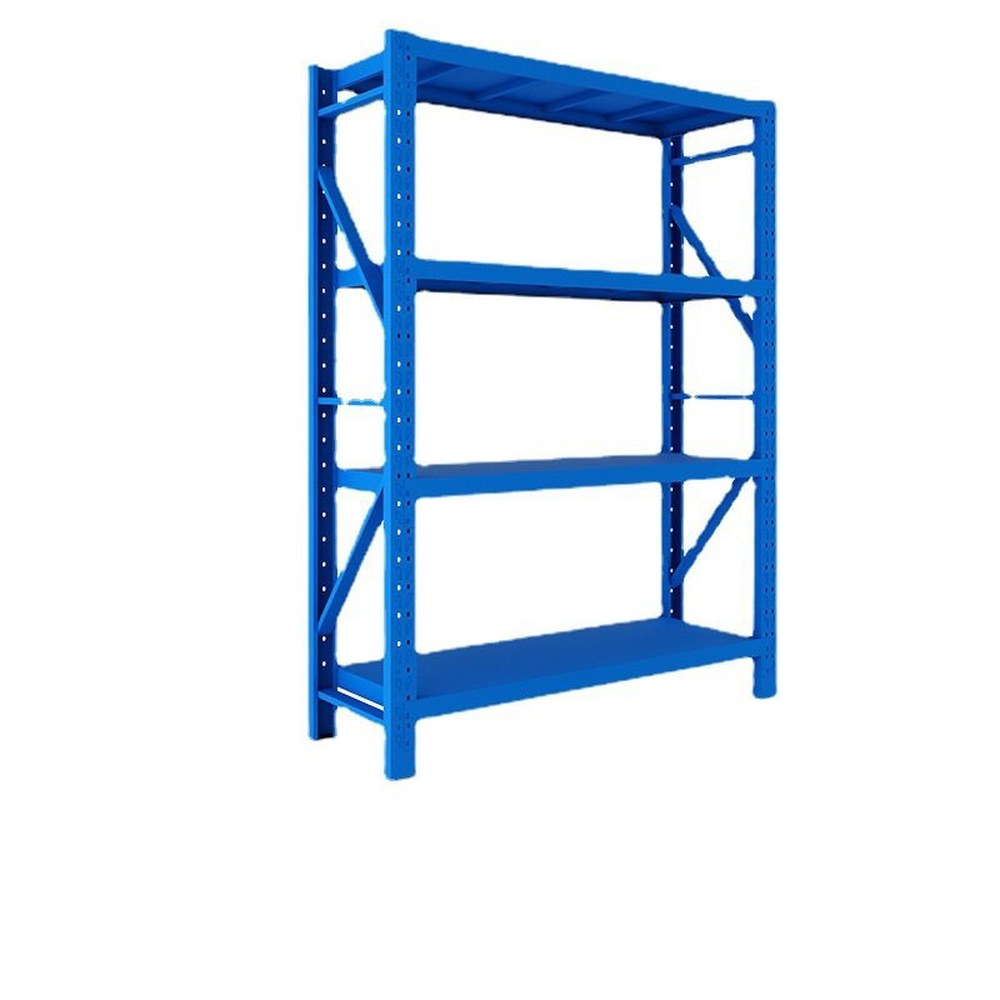 고릴라 철제 선반 세탁기앵글 초대형 특대형 마트 60x30x150 이동식 메탈 수납장 1 블랙 옐로우 4단 서브랙 레귤러 105x4 - 상품 이미지