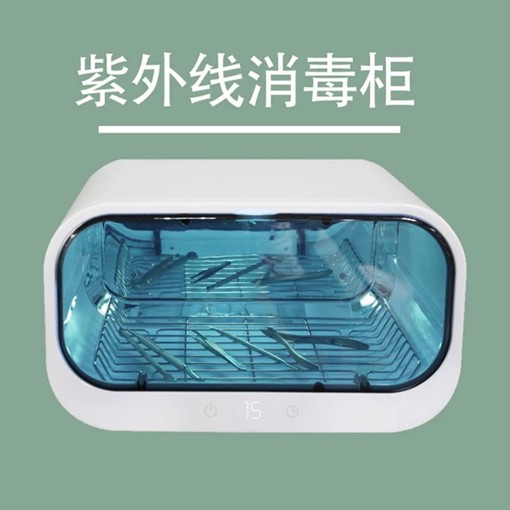 대형 가위소독기 업소용 이발소 네일샵 뷰티샵 오존 자외선 살균기 미용도구 다용도 - 상세 이미지 3