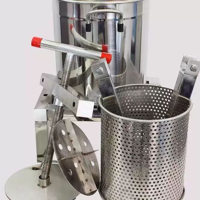 토종꿀 스텐채밀기 프레스 꿀압축기 압밀기 벌꿀 짜는기계 추출기 필터망 꿀짜는 - 상품 이미지