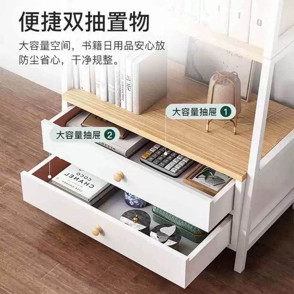 거실수납선반 거실선반 수납장 거실책장 오픈 도어 거실진열대 거실진열장 책진열대 이미지 6