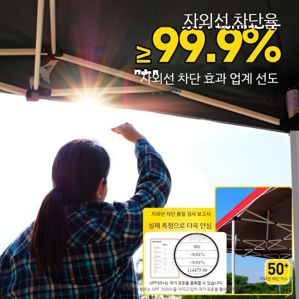 대형 주차장 접이식 지붕 방수 행사용 몽골텐트 그늘막 야외천막 캐노피천막 행사용천막 간이 이미지 6