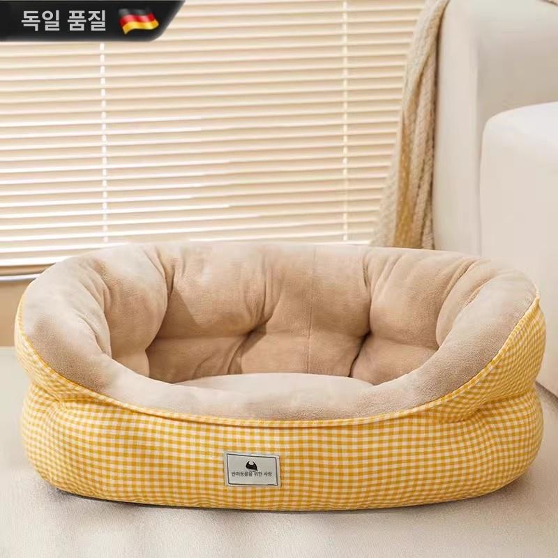포켓 강아지방석 애견방석 대형견방석 푹신한 반려견 꿀잠 커버분리 사계절 도넛 - 상세 이미지 2