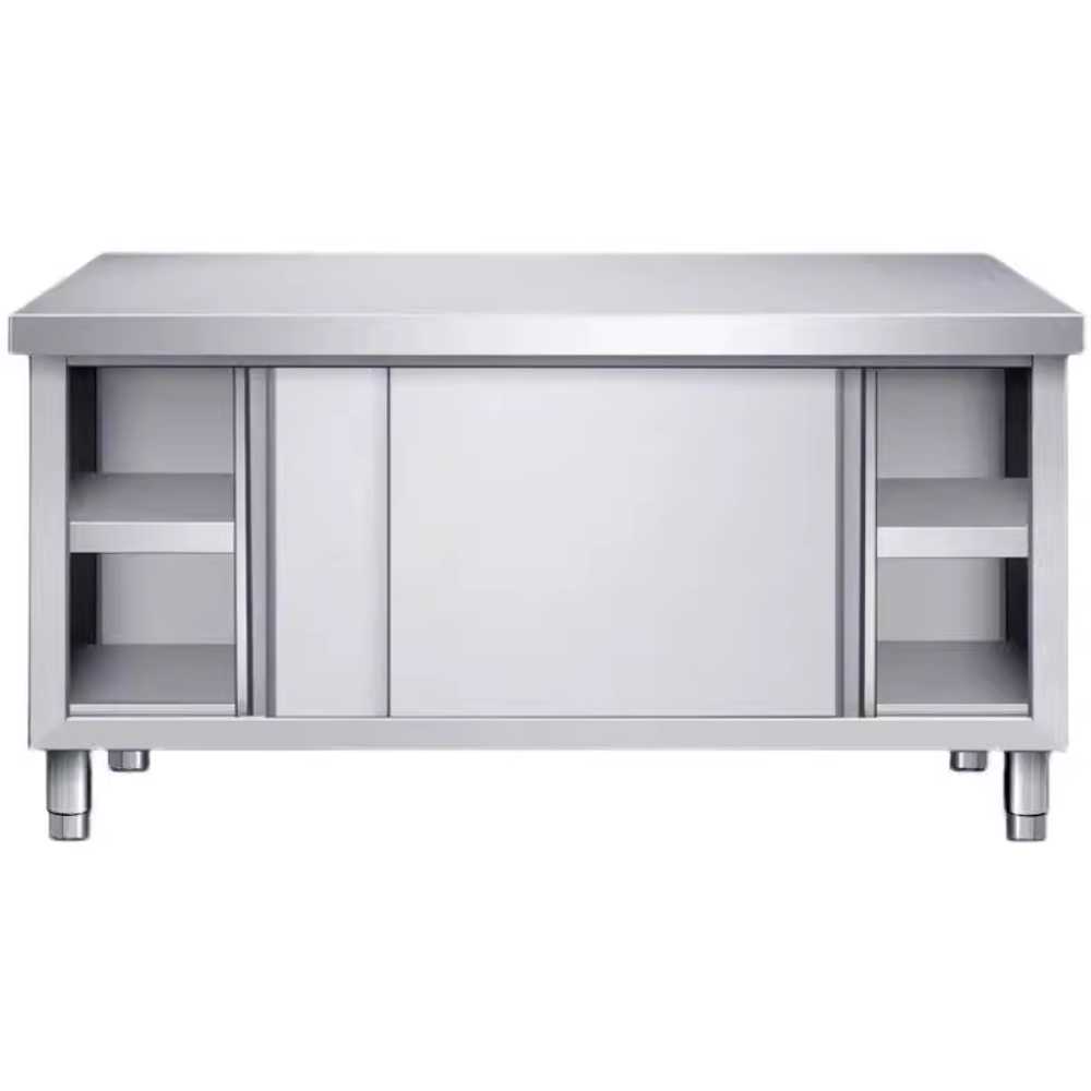 주방 스텐 수납장 업소용 식당 슬라이딩도어 하부장 80x60x80 이미지 6