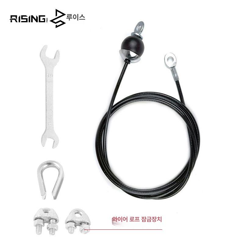 케이블 머신 그립 렛풀다운 바 트라이셉스 운동 손잡이 로프형 핸들 피트니스 철봉 - 상세 이미지 2
