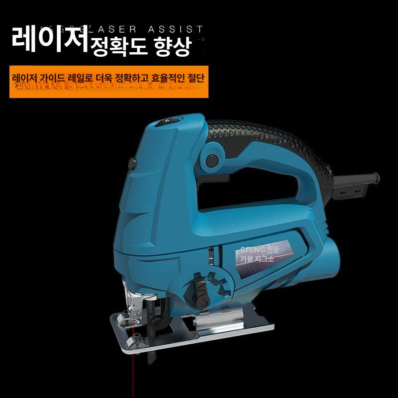 정밀 직쏘 멀티 톱날 전동공구 목재 절단 재단기 목공용 고급형 전기톱 - 상세 이미지 4