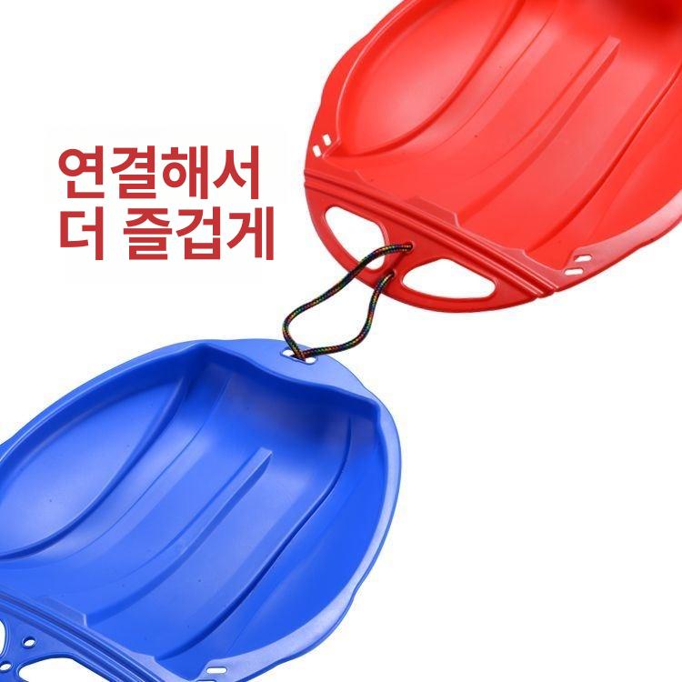 눈썰매 보드 성인용 좌식 겨울 레저 강화 내구성 슬라이더 얼음 패드 겨울놀이용 - 상세 이미지 4