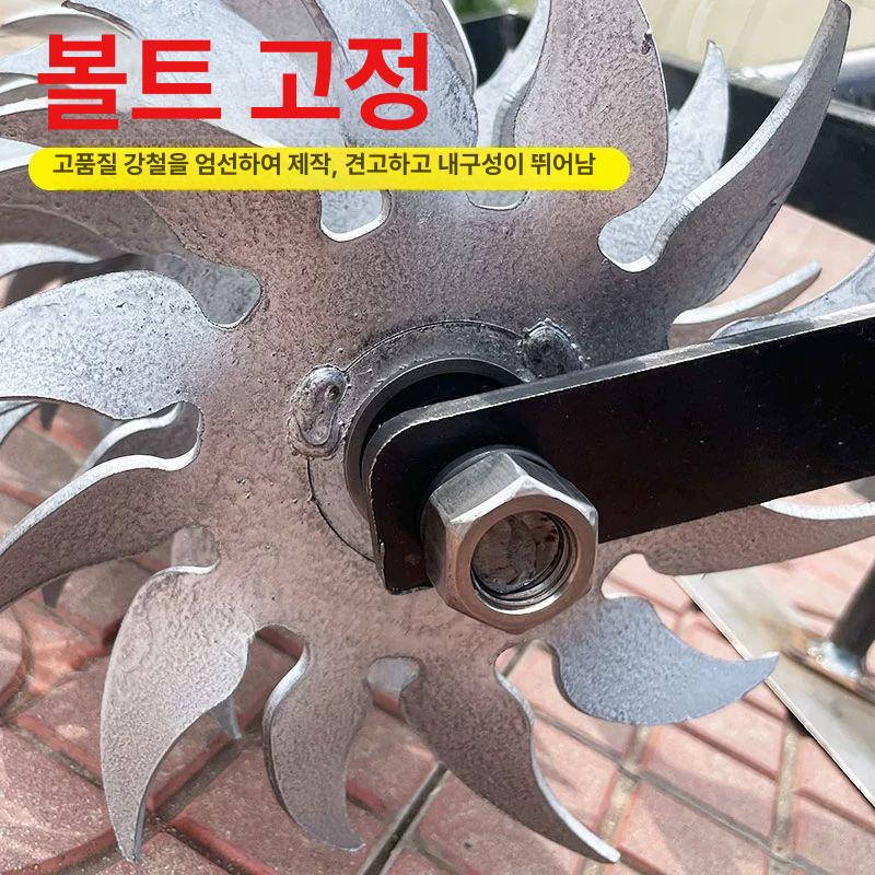 쟁기 괭이 잡초제거 호미 스텐 쇠스랑 잡초 밭일 손쟁기 도구 쟁쇠 제초 헤드 레기 제거 - 상세 이미지 3