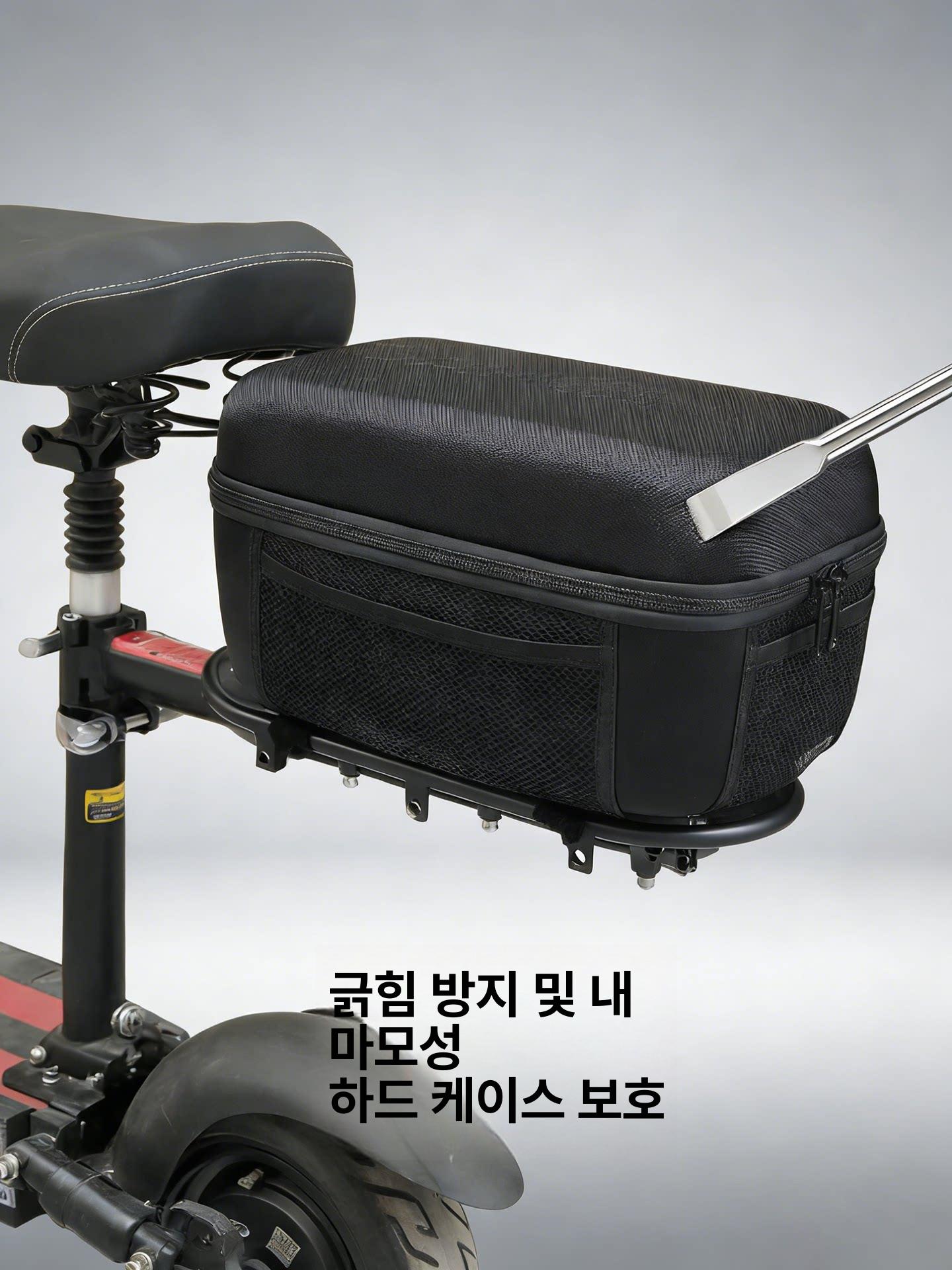 전동킥보드가방 방수 뒷바구니 수납 핸들가방 거치대 파우치 자전거바구니 - 상세 이미지 3