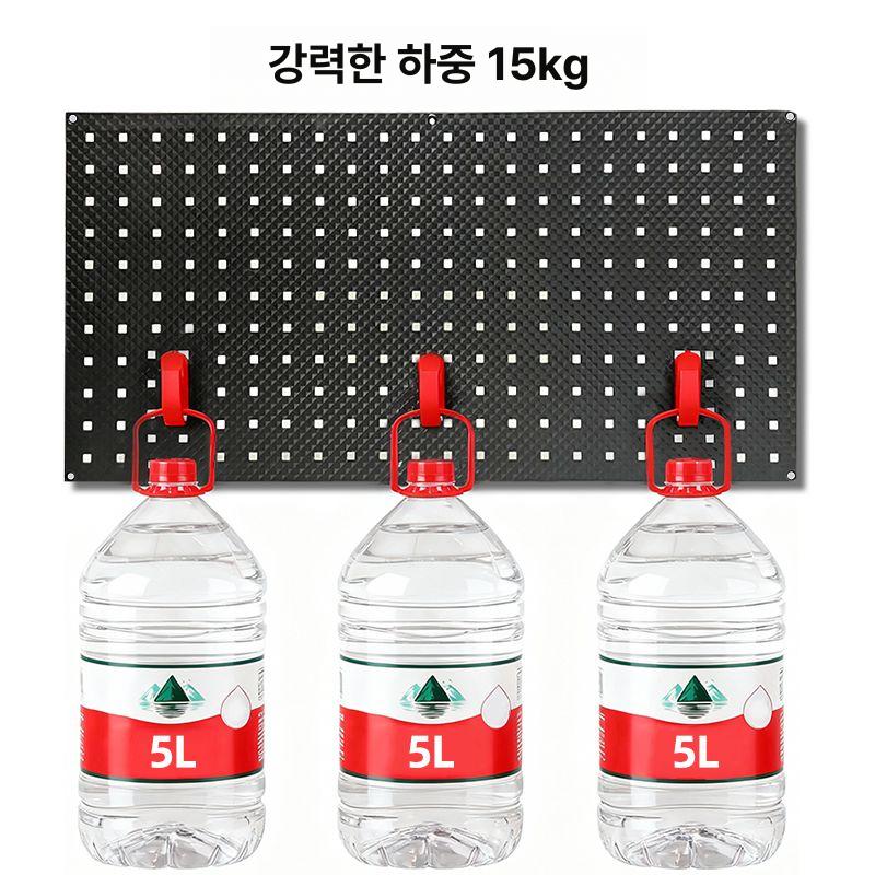 페그보드 공구걸이 보관 행잉보드 타공보드선반 정리대 패널 벽부착타공판 소품걸이 - 상세 이미지 4