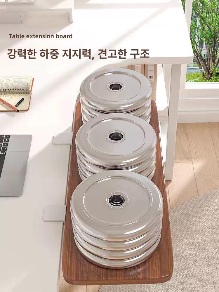 데스크탑 확장보드 폴딩 팔걸이 브래킷 선반 컴퓨터 수납 팔꿈치 손목 플레이트 - 상세 이미지 3