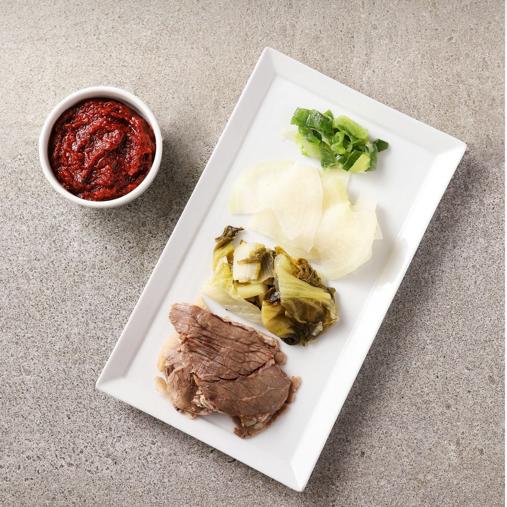 [푸딩픽] 전문점맛 간편 정통 국밥 해장국 1인분 밀키트 장터국밥, 220g, 1개 - 상세 이미지 4