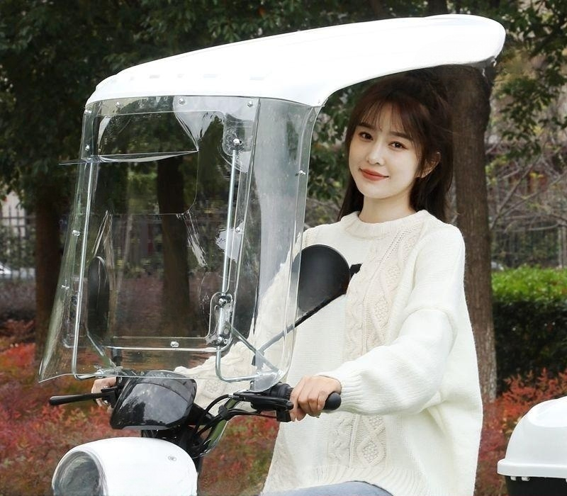 앞유리 오토바이햇빛가리개 윈드스크린 실드 방풍 차양막 스쿠터 비가림막 바람막이