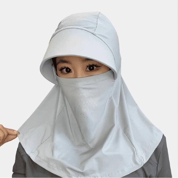 자외선 완벽 차단 쿨링 캡 바라클라바 햇빛가리개 360모자 라이딩 - 상세 이미지 2