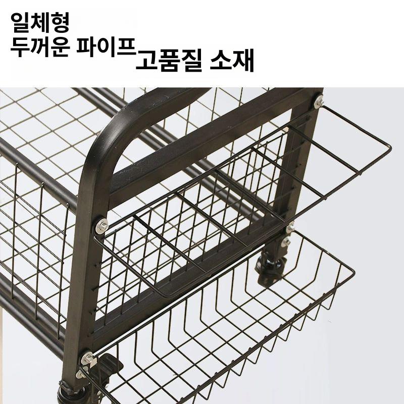 소도구 운동기구보관함 거치대 바구니 수납함 필라테스 선반 수납장 다용도 스탠드 - 상세 이미지 3