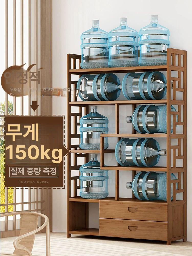 벽선반 원목 선반장 빈티지 인테리어 수납 소품 거실 주방 코너 모서리 보관 - 상세 이미지 4
