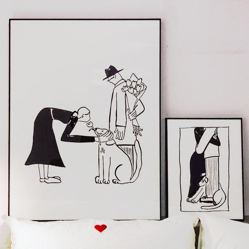 모던 팝아트 거실 액자 캔버스 포스터 인테리어 그림 벽면 장식 현대미술 예술 화보 - 상세 이미지 3