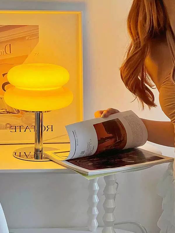 책상 스탠드 따뜻한 감성 조명 침실 무드등 독서용 버튼식 감성 인테리어 밤 불빛 따뜻함 - 상세 이미지 3