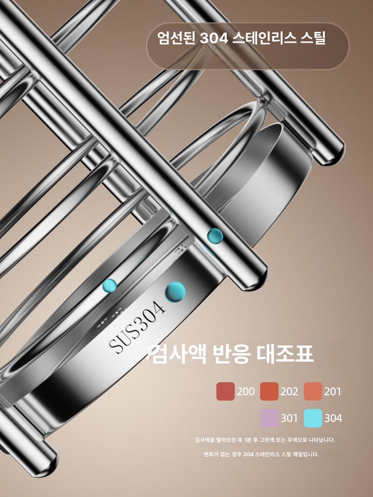 316 스텐수저통 스테인레스 도자기 수저함 보관함 수저정리함 싱크대 숟가락통 - 상세 이미지 2