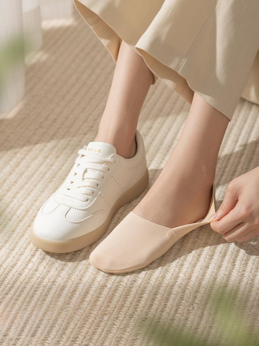 로우컷 양말 여성 여름 신발 삭스 순면 실리콘 미끄럼 방지 - 상세 이미지 2