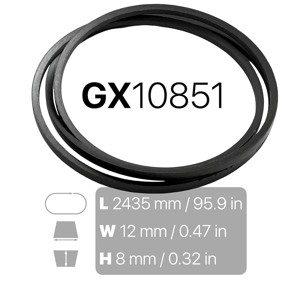 스트롱튬 라이딩 마워 954-04060C MTD 트로이 빌트 42인치 잔디 태커용 데크 벨트 GX10851 954-04060 954-04060B 754-04060B 그라운드 V - 상세 이미지 2