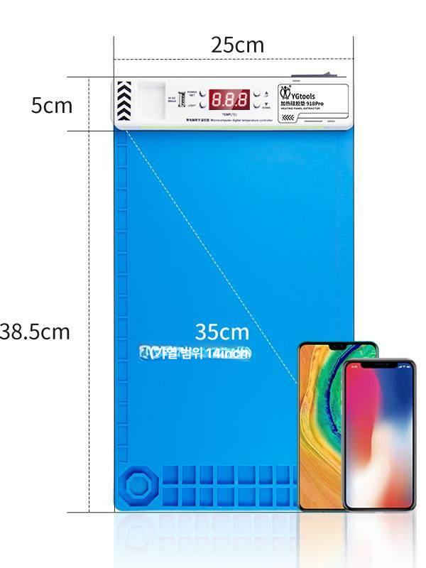 휴대폰 분해용 가열 작업대 액정 수리 패드 해체 도구 키트 표준구성 대형 스마트폰 화면 - 상세 이미지 5