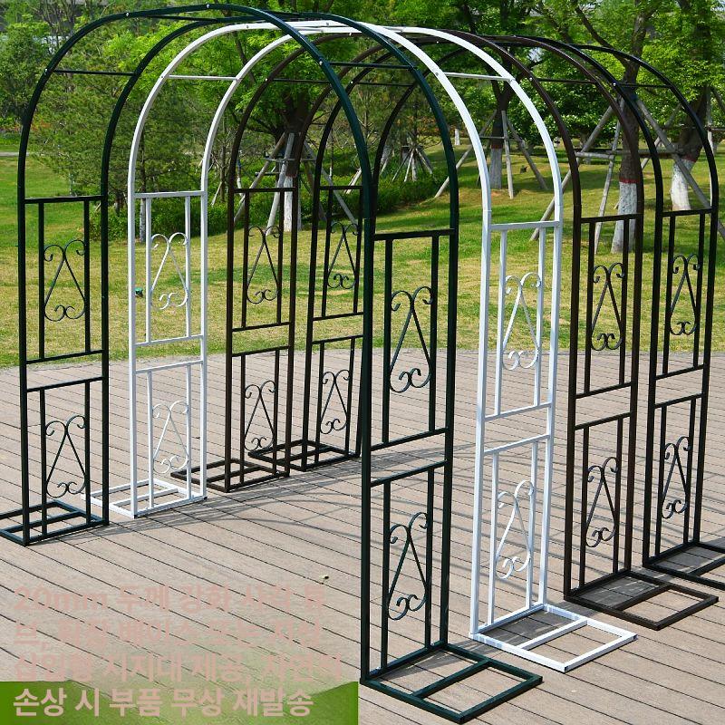 덩쿨 장미아치 포도 야외 지주대 장식 꽃 가든터널 격자 장미지지대 덩굴 정원아치 - 상세 이미지 4