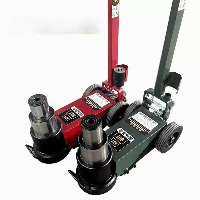 접이식 자키 80톤 발톱 레드 차량용 리프트 에어잭 유압잭 작업용 지렛대 - 상품 이미지