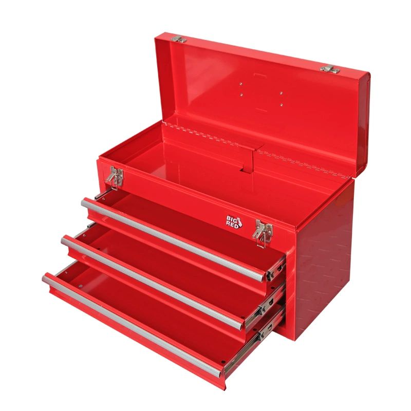 다목적 서랍식 공구정리함 부품수납 잠금바퀴 철제 작업보관함 대용량 - 상세 이미지 3