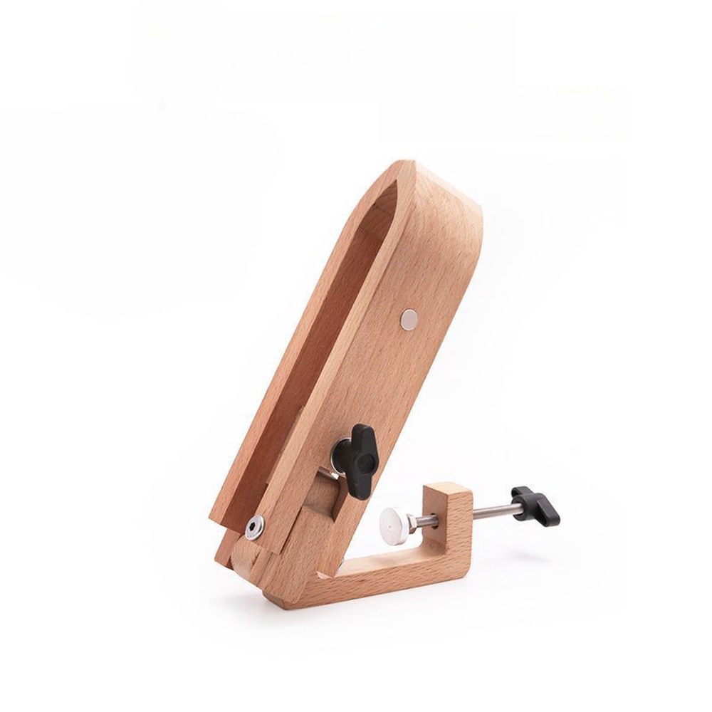 가죽공예 글램프 탁상 우드클립 제품 공구 나무 너도밤나무 가죽 바느질 DIY 핸드심 데스크 핸드심 우드클립 - 상품 이미지