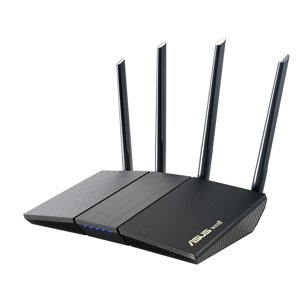 ASUS RT-AX3000S 듀얼 밴드 WiFi 6 확장 가능 라우터, 인스턴트 가드, 보호자 제어 스케줄링, 내장 VPN, AiMesh 호환 - 상품 이미지