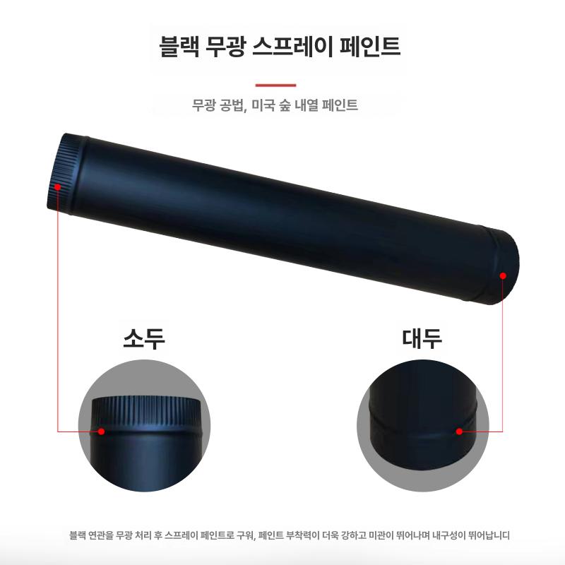 삿갓 연통 스테인리스 역풍방지기 레인캡 벽난로 화목난로 후드캡 배관 환기 빗물막이 - 상세 이미지 2