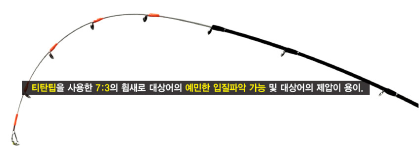 다낚시 끝판왕 다잡아A 티탄 팁 한치 갈치 지깅 텐빈 참돔 대구 라바 낚시대 662LB 판매처 상세 정보 이미지 4