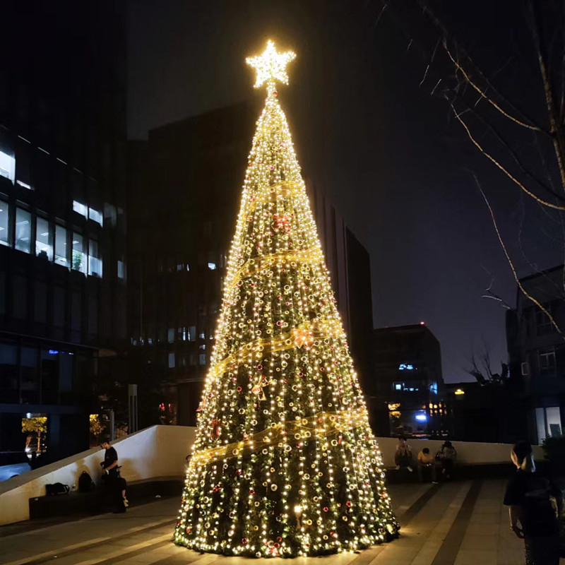 스탠드 야외크리스마스트리 야외대형트리 야외트리 사이즈 인테리어 세트 나무 행사 - 상세 이미지 4