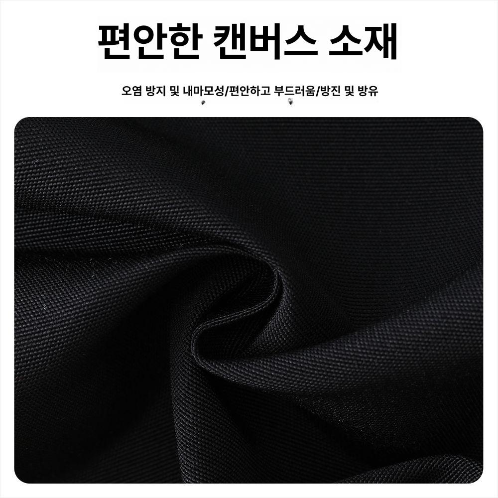 숏 조끼형 앞치마 카페 주방 작업복 캔버스 에프런 미용사 미장원 식당 유니폼 - 상세 이미지 2