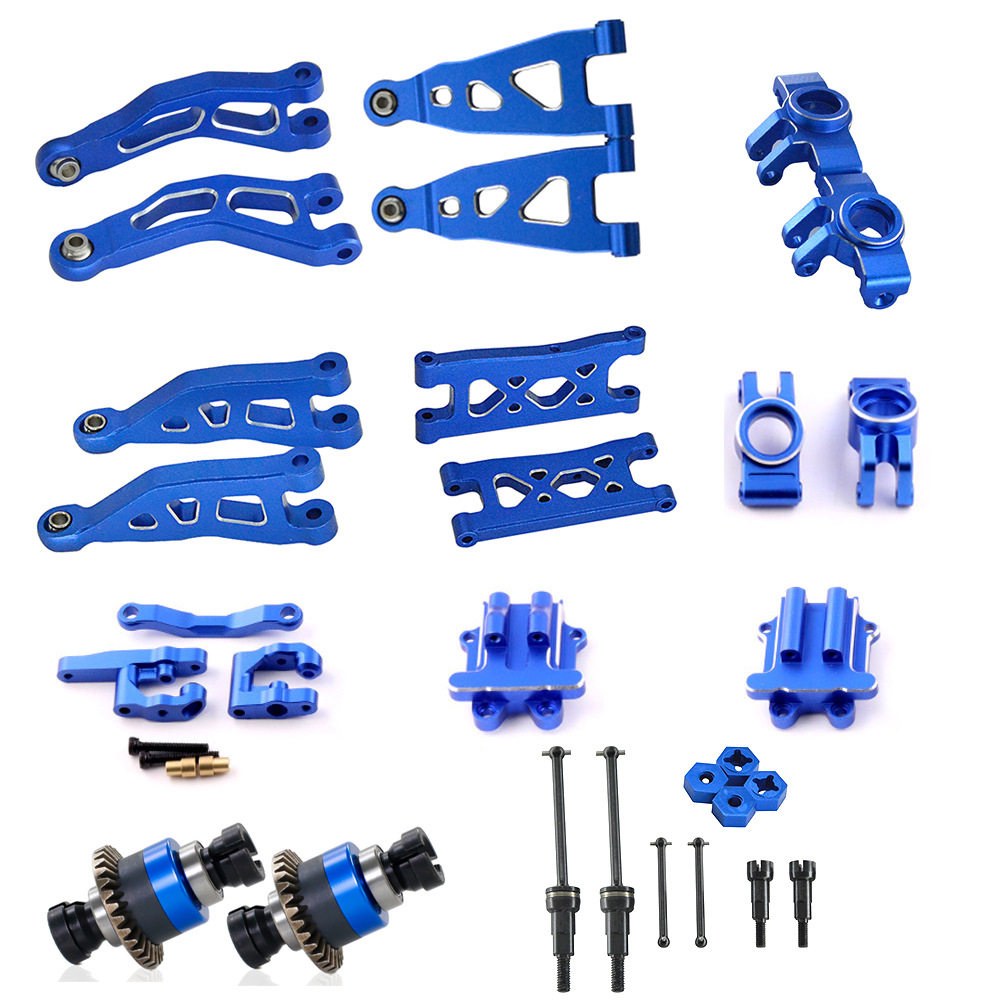 7732 RC X 알루미늄 MAXX 좌우 트럭 1/6 Tru 블록 결합기 레드 - 상세 이미지 3