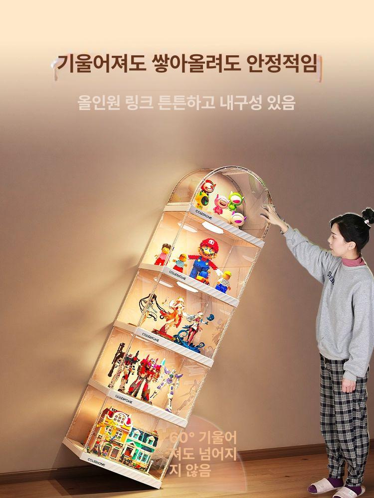 피규어 전시대 프라모델 수납함 건담 미니어처 디스플레이 박스 진열용 칸막이 - 상세 이미지 5