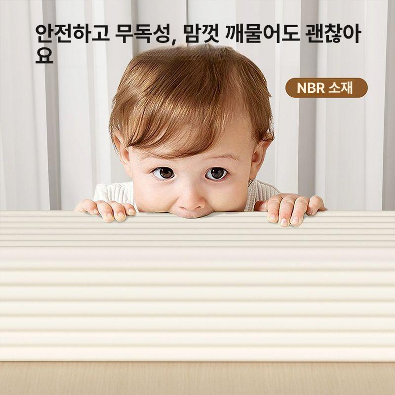 유아 안전 모서리 쿠션 책상 침대 코너 충격 방지 보호 패드 어린이집 - 상세 이미지 4