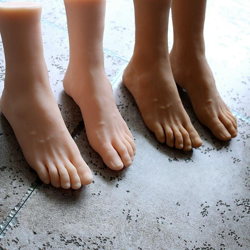 발 마네킹 여성 풋모델 소품 전시용 지골 뼈구조 없는 발가락 모형 촬영 도구 - 상세 이미지 3